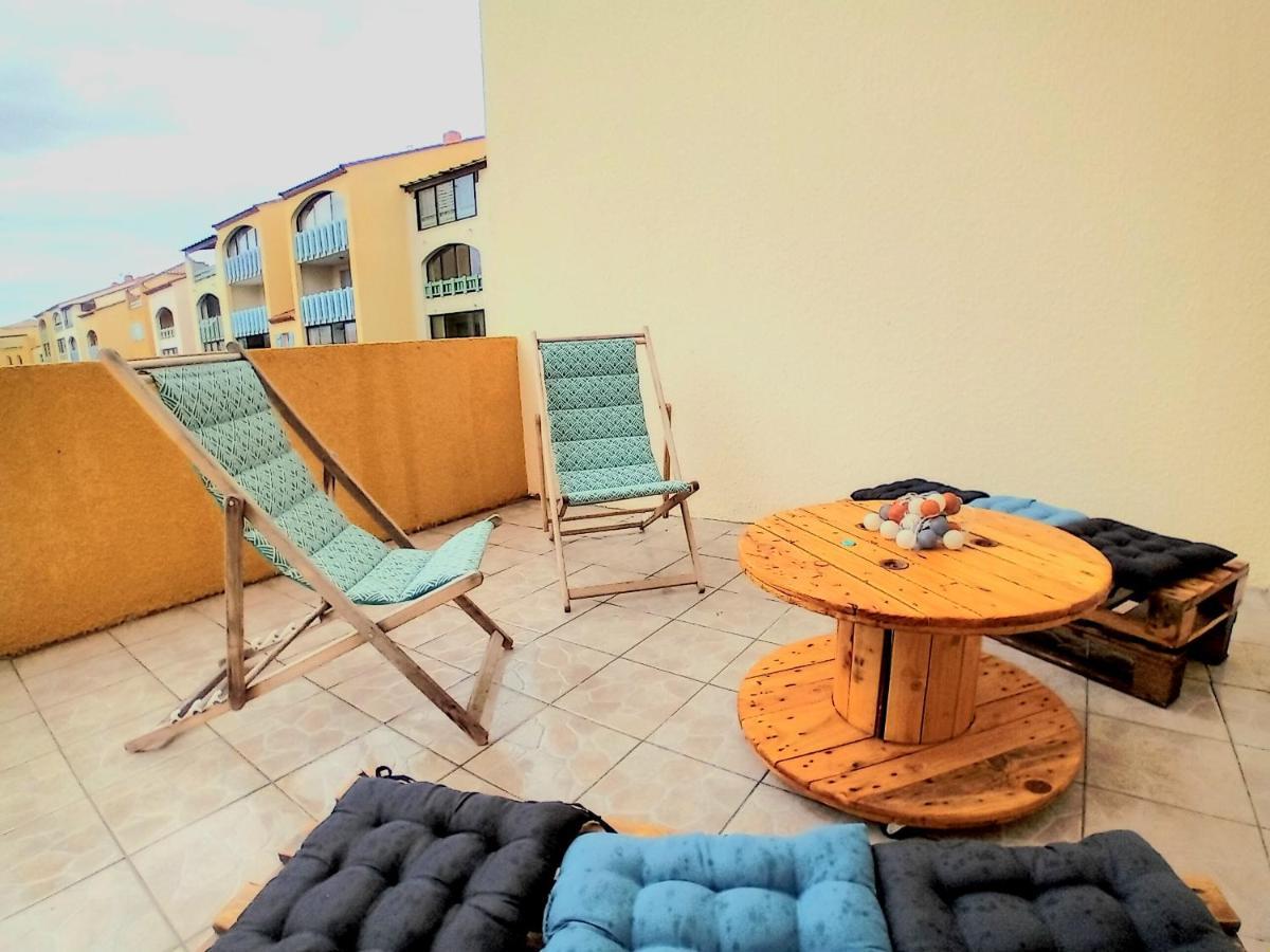 T3 Grande Terrasse Bord De Mer Le Barcarès エクステリア 写真